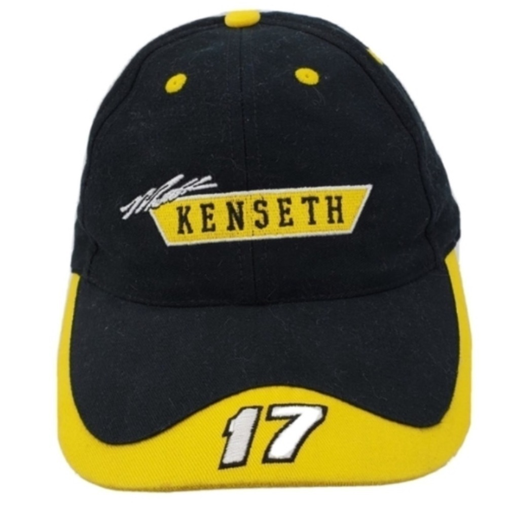 Matt Kenseth Hat Ball Cap Black Yellow Chase 17 Strapback Kid Child Embroidered
